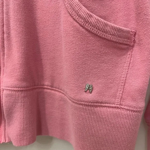 Victoria’s Secret Zip Up Hoodie - Love VS Pink Zip Up Lightweight Jacket sz LG - Picture 2 of 9